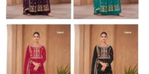 R Nayra Vol-1 Heavy Blooming Georgette Fancy Long Suit