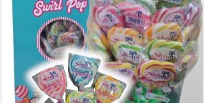 Swirl POP Heart Lollipop