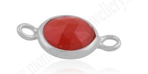 Red Onyx Silver Jewelry Finding