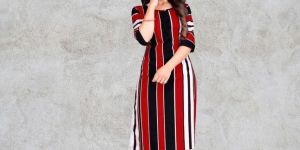 Red Black Kurti