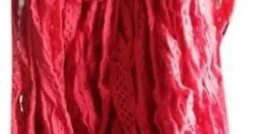 Red Cotton Lace