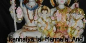 Marble Shiv Parvati Statue