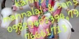 Printed Marble Maa Durga Statue