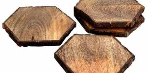 Round Mango Wooden Coasters