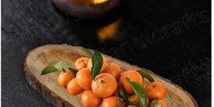 Uncut Shape Wooden Serving Tray