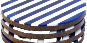 Wood Resin Table Tea Coasters