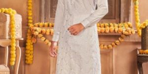 Mens Slub Kurta Pajama