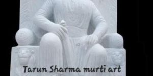 White Marble Maharaj Agrasen Statue