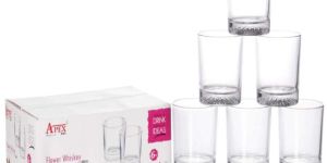 Flower Whiskey Drinking Glass