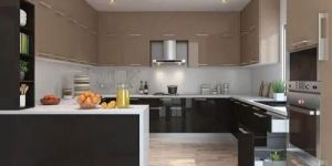 G Shaped Modular Kitchen Designing Service