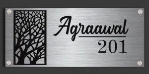 Stainless Steel Outdoor & Indoor Name Plate