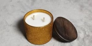 Klar Sparkle Golden Jar Scented Candle