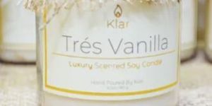 Tres Vanilla Jar Candle