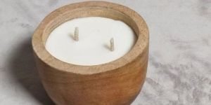Wooden Soy Wax Scented Candles