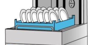 Stainless Steel Hood Type Dishwasher