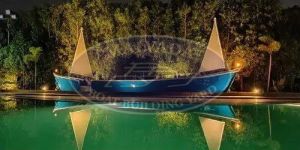 Mild Steel Decorative Boat