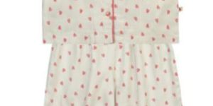 Girls Rayon Twill Printed Night Suit