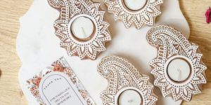 Leaf Shape Candle Holder