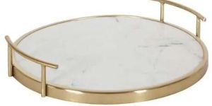 Round Marble Tray
