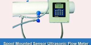 Spool Mounted Sensor Ultrasonic Flow Meter