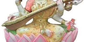 Marble Maa Saraswati Statue