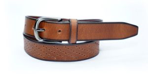 Mens Casual Grain Leather Belt