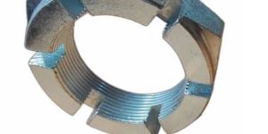 Mild Steel Hex Slotted Nut