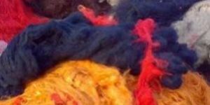 Dyed Cotton Yarn Waste