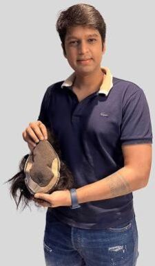 Mens Net Base Hair Wig