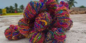 Recycled Sari Silk Yarn