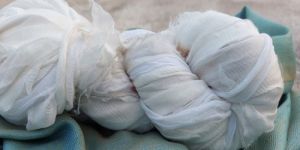 White Chiffon Silk Ribbon