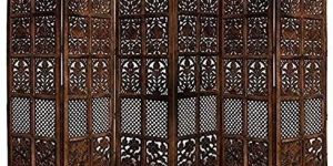 Wooden Screen 6 Panel Foldable Partition