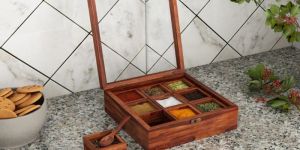 Wooden Spices Box