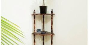Wooden Mini Corner Rack