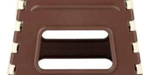 Brown Plastic Folding Stool