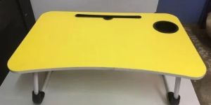 Yellow Wooden Laptop Table