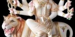 Marble Vaishno Mata Statue