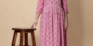 Rayon Floral Printed Anarkali Kurta