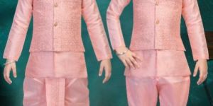 Pink Dhoti Kurta Combo Set