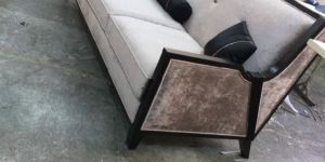 Wooden Black Sofa Set