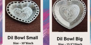 Dil Bowl Small Silver Tray