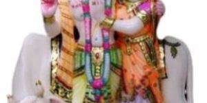 Marble Yugal Sarkar Statue