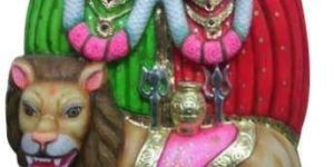 White Marble Kela Devi Mata Statue