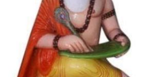 White Marble Valmiki Statue