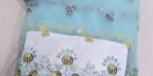 Choli Daman Embroidered Fabrics