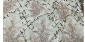 Designer Embroidered Net Fabric