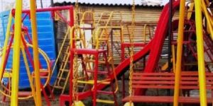 Playground Single Seater Swing