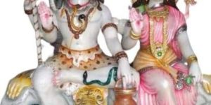 Marble Gauri Shankar Statues