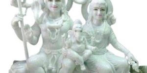 Shiv Parivar Marble Statue
