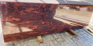 Tiger Red Granite Slab